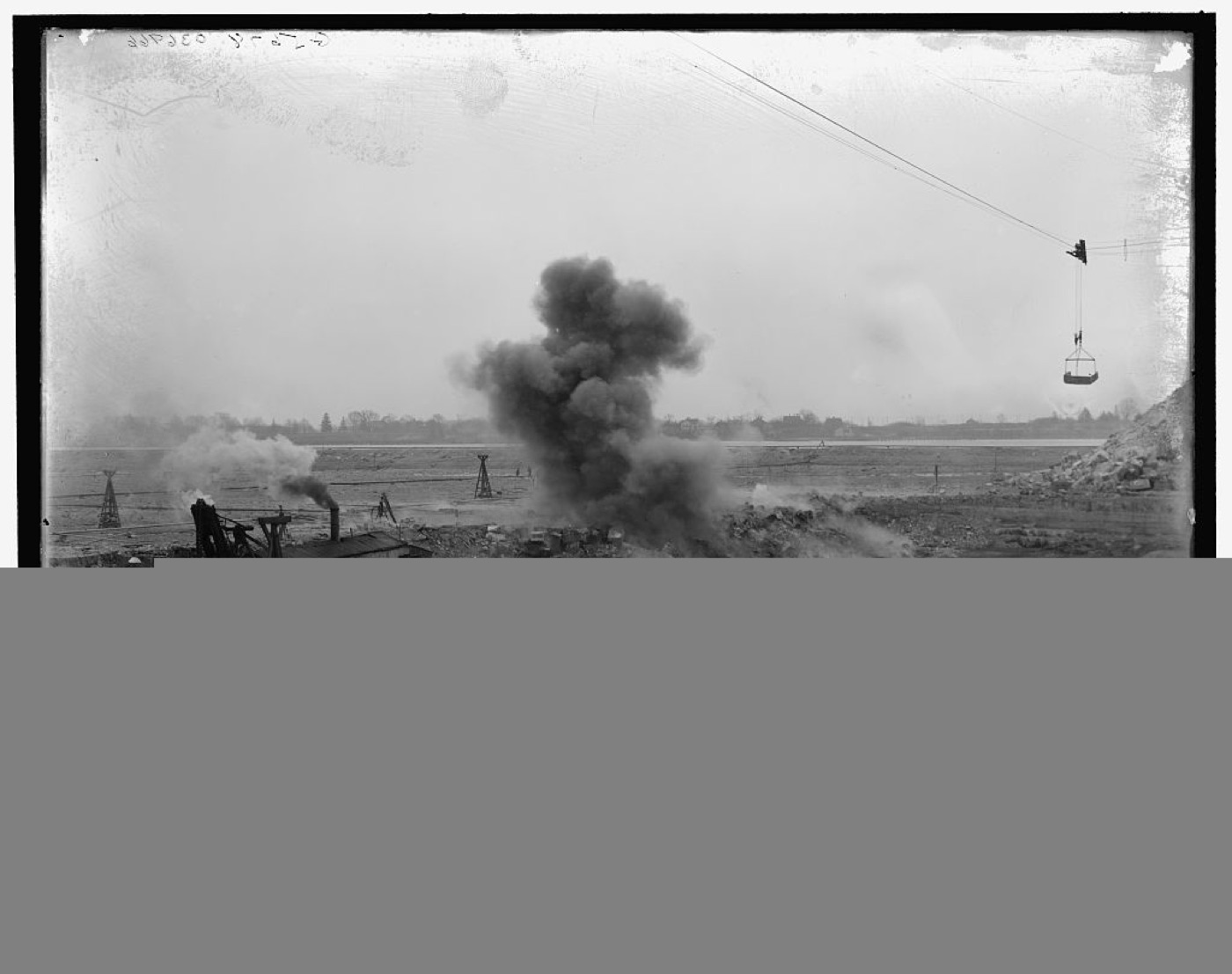 Eight hundred pounds of dynamite exploding.